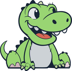 Fototapeta premium Vector of crocodile logo alligator logo design illustration. Wild Animals. Reptile. Easy editable layered vector illustration