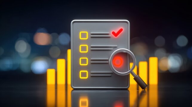 The report highlights research findings through a survey where data analysis and the evaluation of a statistic prove essential.