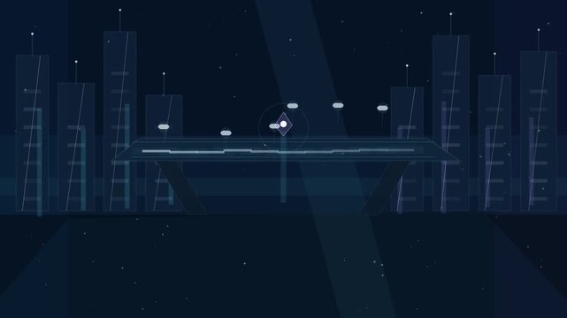 Holographic Skybridge Pulse 4K