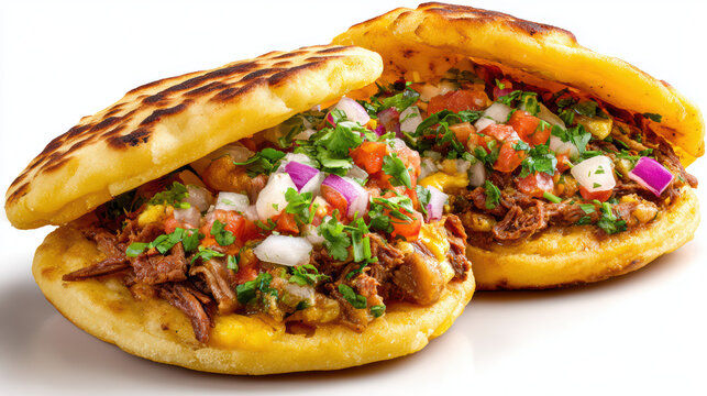 mexican gorditas stuffed with chicharr&oacute;n