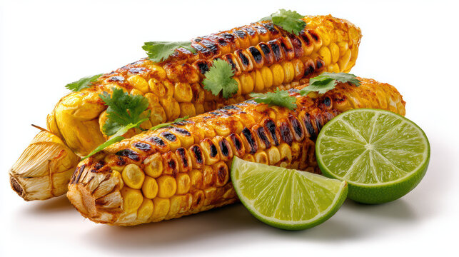 grilled corn with masala Indian bhutta street food