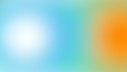Obraz premium Blurred gradient background transitioning from blue to orange hues beautifully