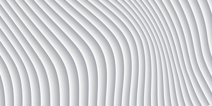 Architectural composition, facade detail, wall, against  light empty sky - 3D render. Parametric architecture of the future for presentations, graphic design.