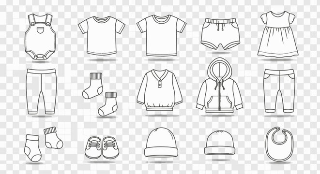 Baby clothes and accessories collection 2.