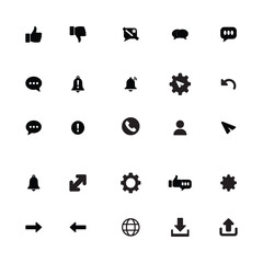 Fototapeta premium set of icons