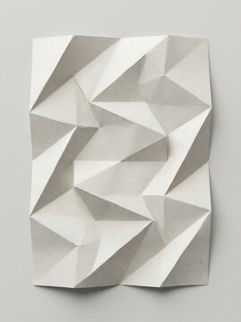 Complex origami style folded paper texture background