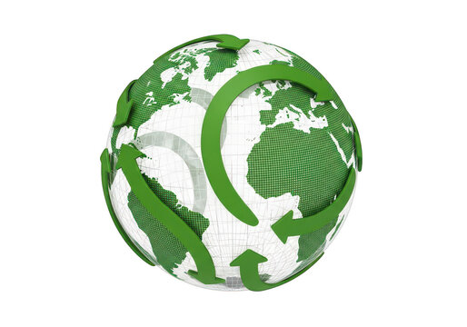 Global map highlighting pakistan with green leaf pattern overlay isolated on transparent background