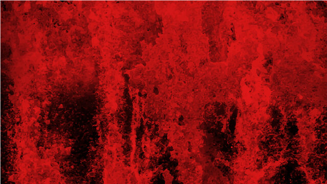 Dramatic abstract red texture and dark gritty grungy surface and chaotic pattern and violent emotion and deep crimson tone and rough weathered background and artistic design and intense contrast.