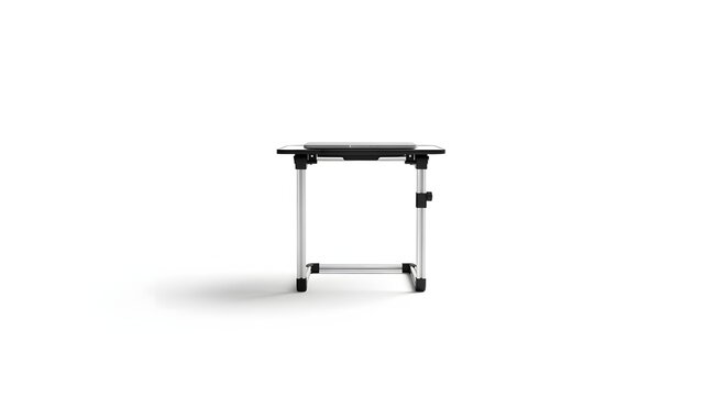 Modern portable laptop table with adjustable height legs for remote work and comfortable use in various settings