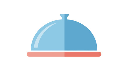 Fototapeta premium Food Cloche Icon, Restaurant Service, Catering, Fine Dining, Food Presentation, Meal Cover