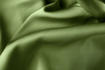 Fototapeta premium Relax pastel eco friendly green tone color paint on smooth soft satin texture background 