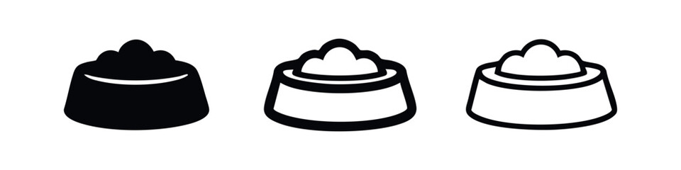 Sushi Food Icon Set with Filled and Outline Styles - Asian Cuisine Symbol Collection © liubomir118809