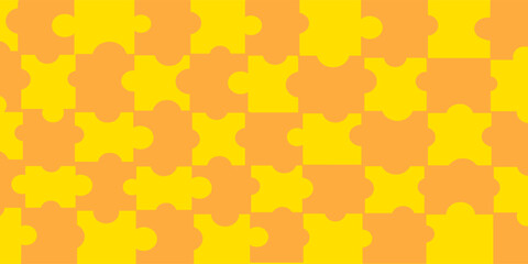 Naklejka premium Abstract background black-white chess puzzle.