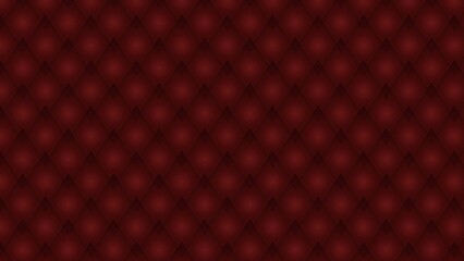 Fototapeta premium Rich, deep red tufted upholstery texture with subtle lighting creating a luxurious feel.