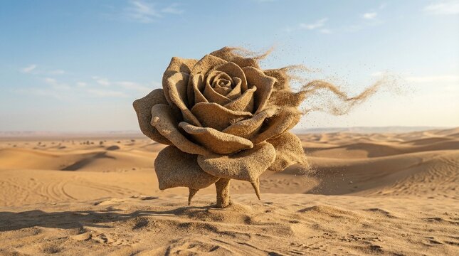 Surreal Sand Rose Concept