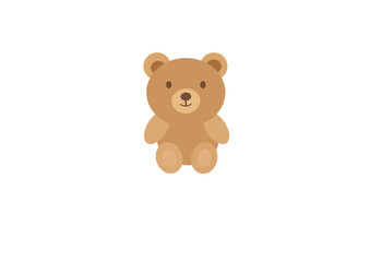 Fototapeta premium teddy bear on white