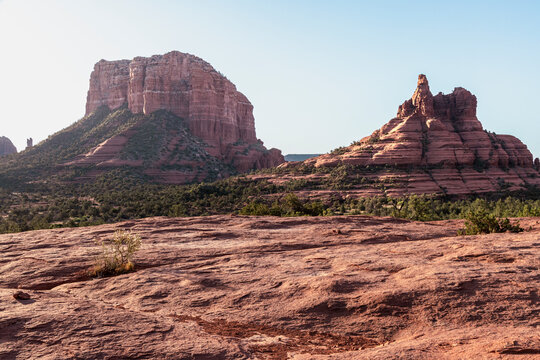Sedona rugged red rock formations