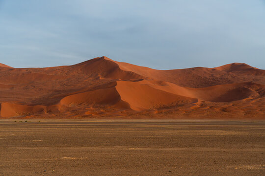 Dune in early morning light Sossusvlei Namibia