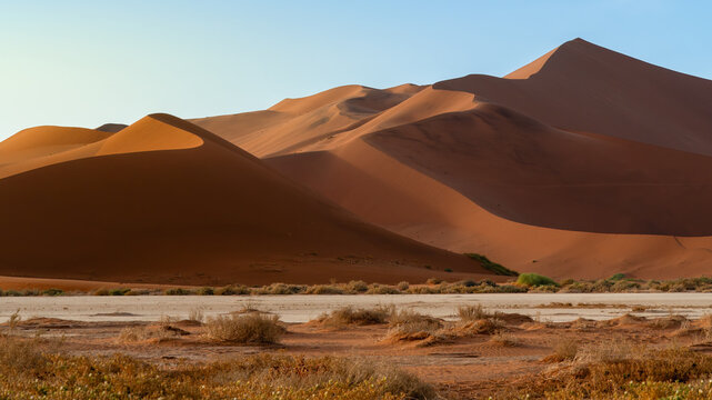 Big Daddy Dune in early morning light Sossusvlei Namibia