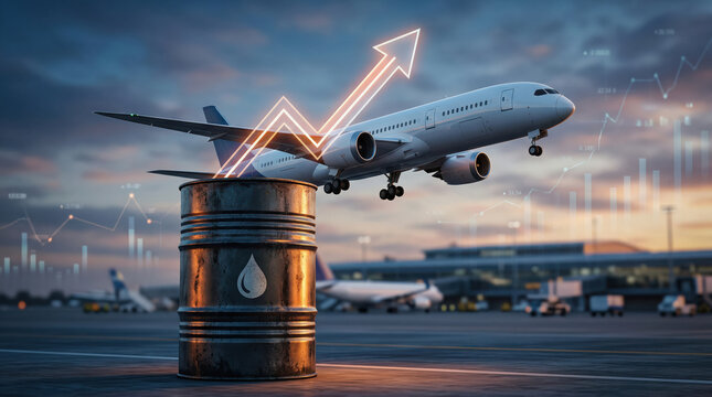 Jet fuel price surge impact on aviation industry with rising cost and profit dynamic