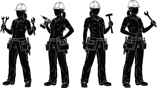 Bare Leafless Tree Silhouettes Black Vector Set Winter Branch Patterns Nature Elements Graphic Collection For Design Projects And Backgrounds