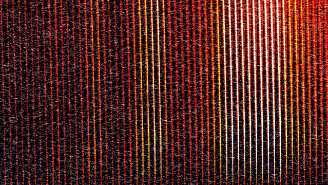 Glitch art digital distortion background with red and black vertical lines