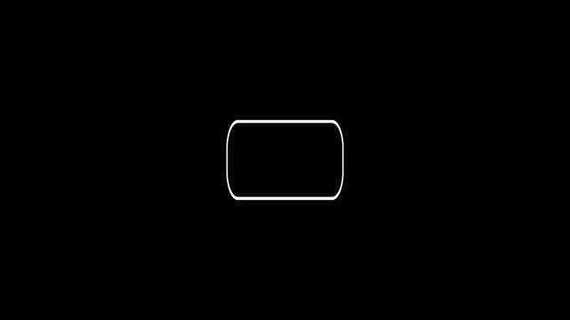 Animated Thank You for Watching Text with Like Comment and Subscribe Call to Action Buttons for Video Outro. Transparent alpha channel