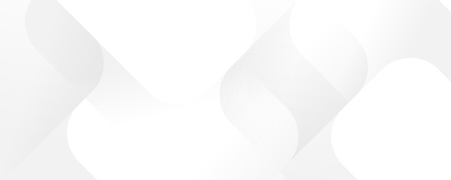 Abstract pattern white geometric banner design background.