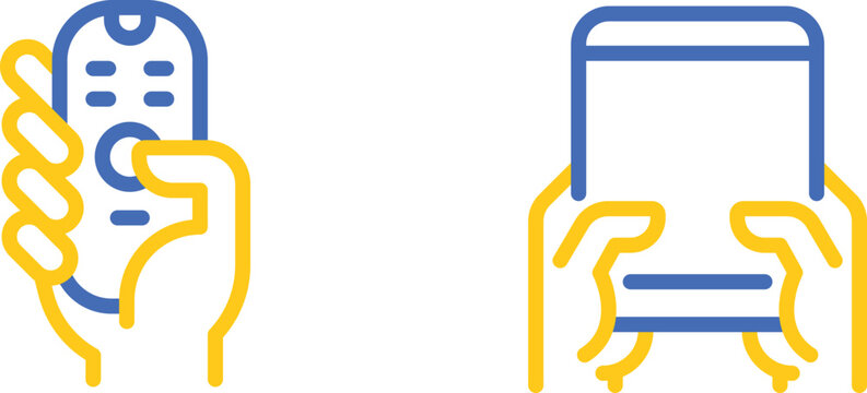 A whimsical illustration of a person using a book as a chair and a phone as a lamp