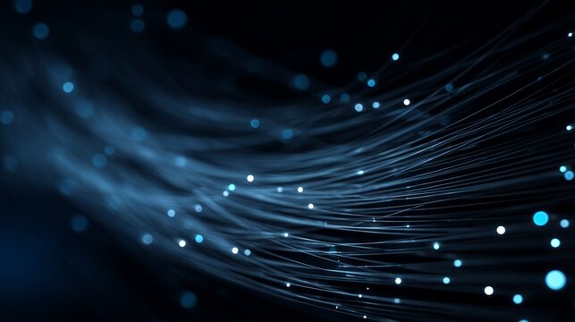 Network switch with connected ethernet cables in modern data center environment, high speed internet networking equipment showing structured cabling system, server room technology concept for cloud co