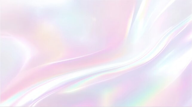 Holographic background seamless trendy iridescent light foil texture, soft holographic pastel unicorn marble background pattern, modern pearlescent blurry abstract swirl illustration, perfect for drea