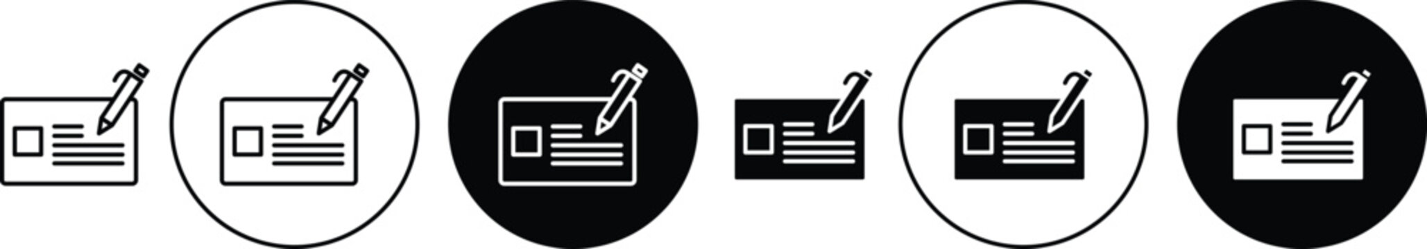 Checkbook icon. flat illustration of vector icon for web UI UX