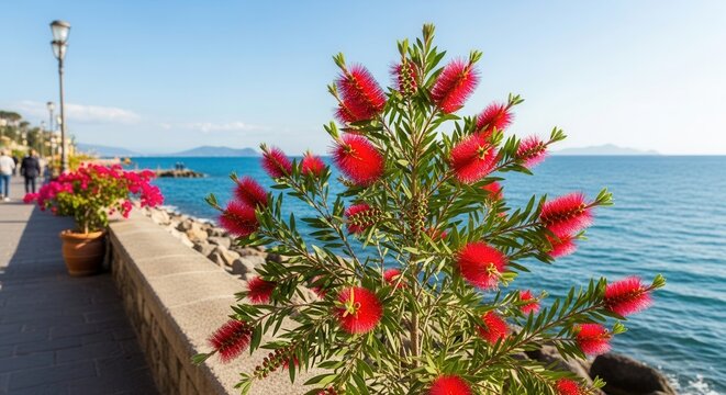 Ischia Pianta scovolino sul Lungomare Colombo