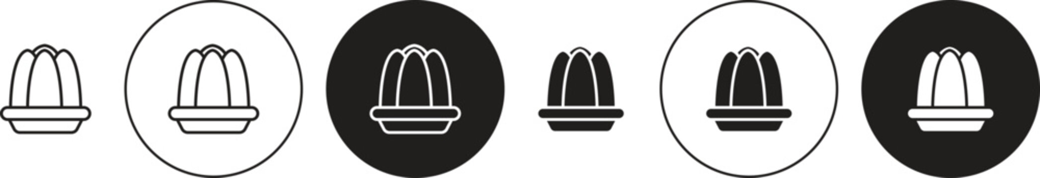 Jelly icon. flat illustration of vector icon for web UI UX