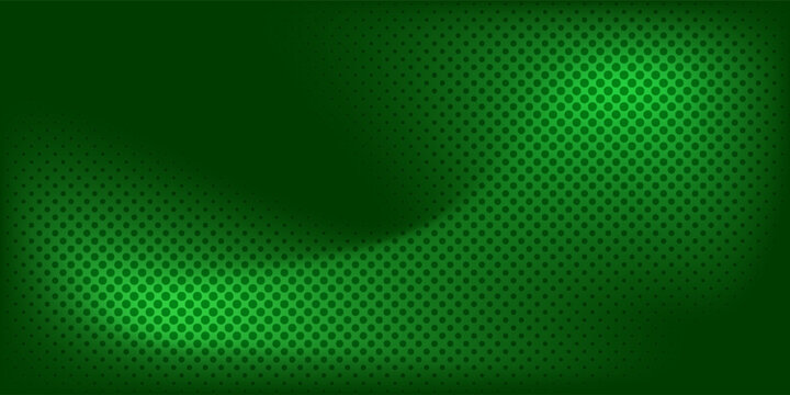 LED green screen dots dark green background. Modern dots stylish. Dot comic style with mesh effect combination.