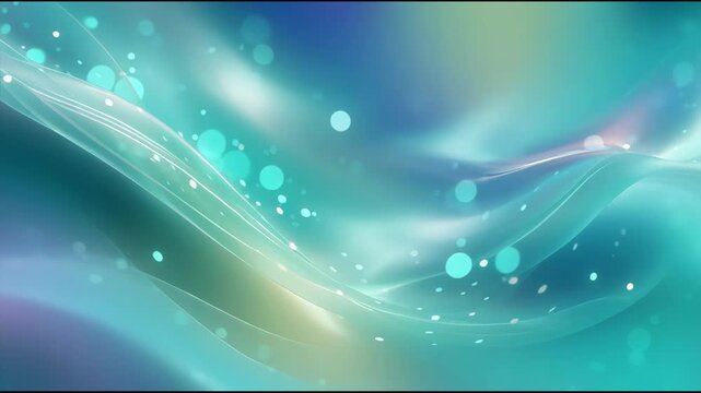 Abstract blue flow backdrop with bokeh conveying fluidity and clean energy.