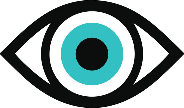 A human eye logo vector