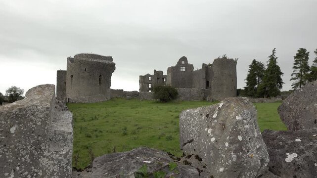 Roscommon castle in the Republic of Ireland