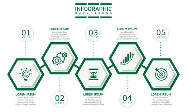 Business infographic template with hexagonal shape vector elements in up-down direction | 3 steps traditional marketing chart with icon | Modern blue diagram vector illustration for organization 