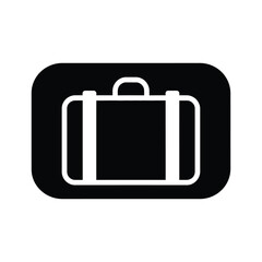 Obraz premium Luggage Icon Travel Business Symbol
