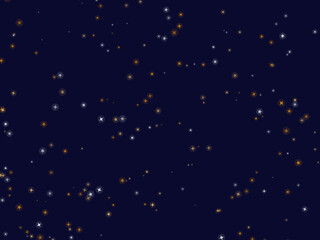 Magical Twinkle Stars Festive Holiday Background © iushakovsky