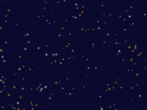 Magical Twinkle Stars Festive Holiday Background