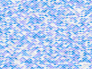 Classic Scale Tile Pattern Modern Minimal Vector Art © iushakovsky