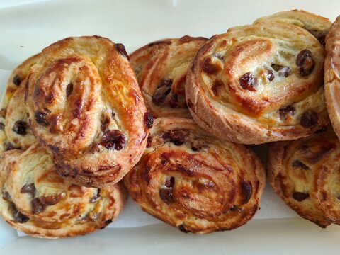 Viennoiseries - Escargots aux raisins 