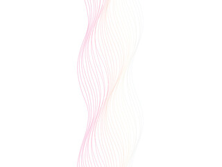Naklejka premium Abstract Smooth Curves Colorful Dynamic Background Art