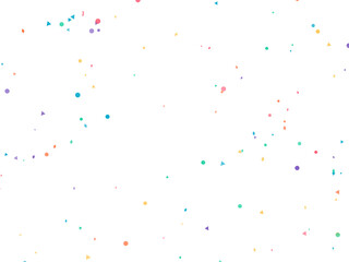 Fototapeta premium Modern Abstract Shapes Scattered Clean Minimal Background