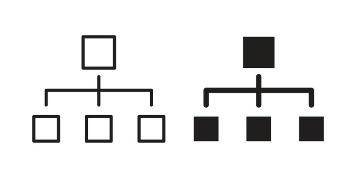 classification icon concept design set. Icon Element For Design