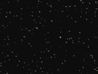 Obraz premium Starry Night Sky Galaxy Dark Abstract Background Vector