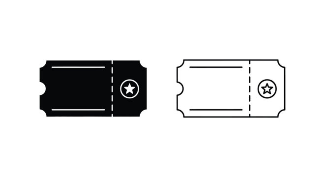 Film reel clapper board slate black white Vector