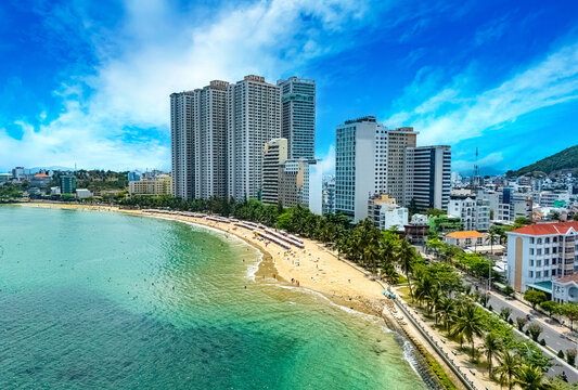 View of Hon Chong beach near Nha Trang, Vietnam